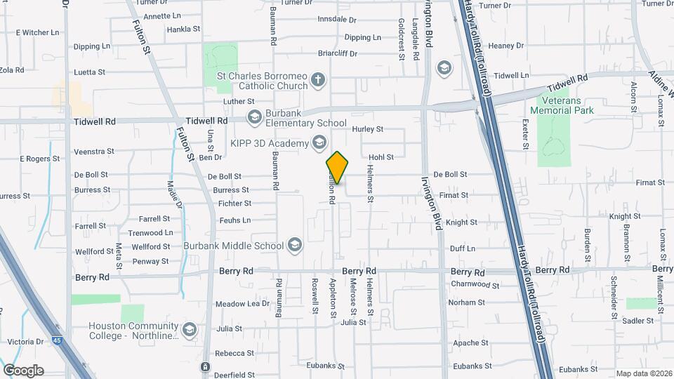 9018 McGallion Rd Map and Location Details