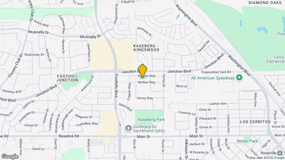 1024 McRae Way Map and Location Details