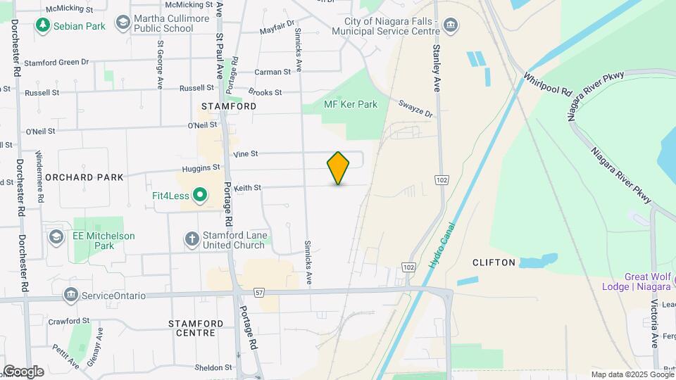 5864 Keith St Map and Location Details