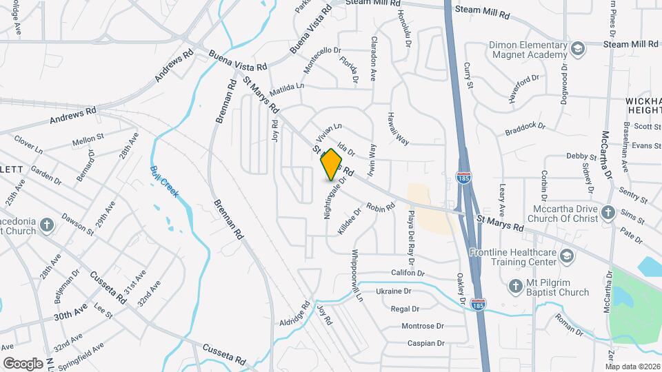275 Nightingale Dr Map and Location Details