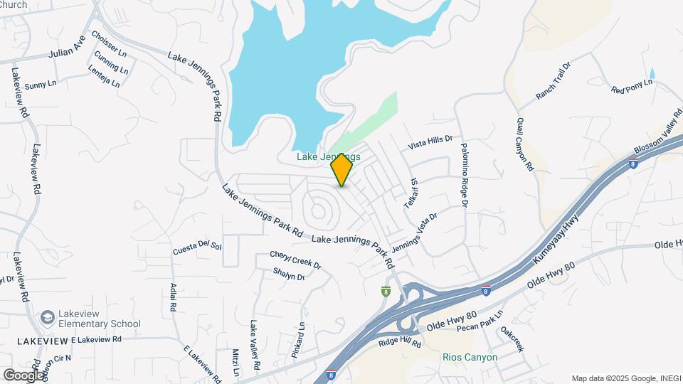 Lake Jennings Mobile Home Park Map and Location Details