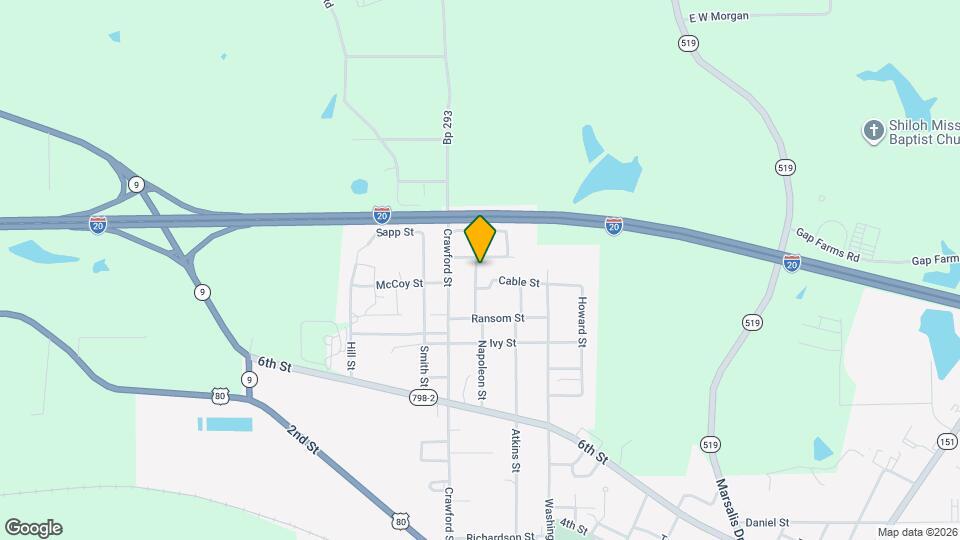 593 Moreland St Map and Location Details