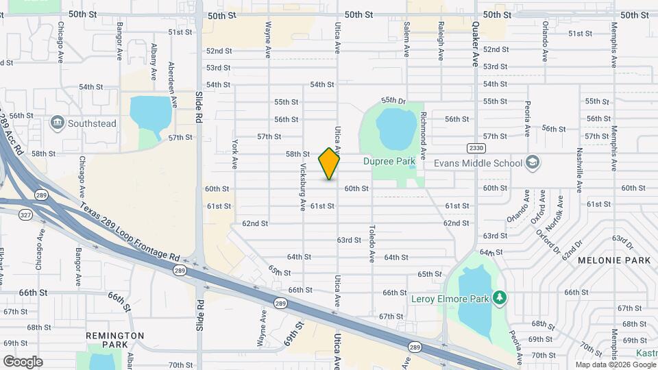 4806 60th St Map and Location Details