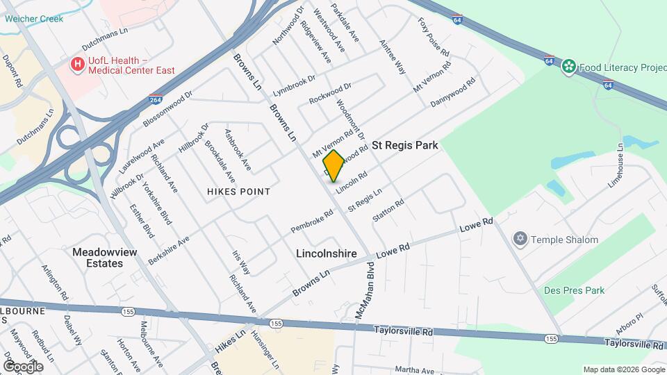 4301 Lincoln Rd Map and Location Details