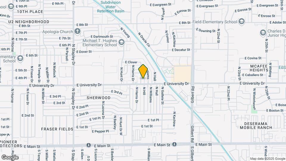417-421 N Hill Dr Map and Location Details