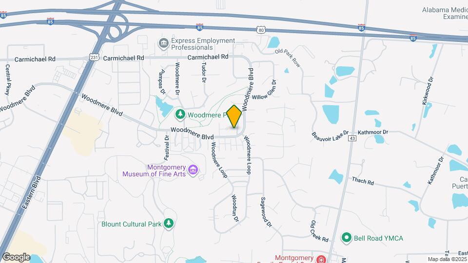 1536 Westminster Dr Map and Location Details