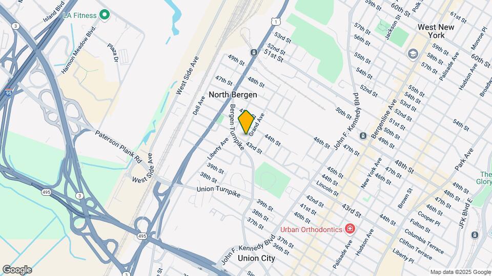 1502 43rd St Map and Location Details
