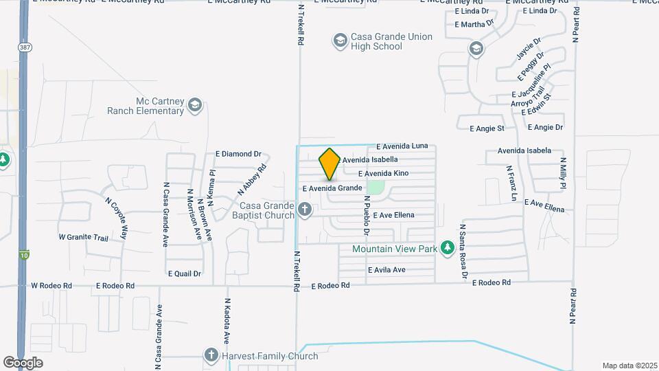 1138 E Avenida Grande Mapa y Detalles de la Ubicación