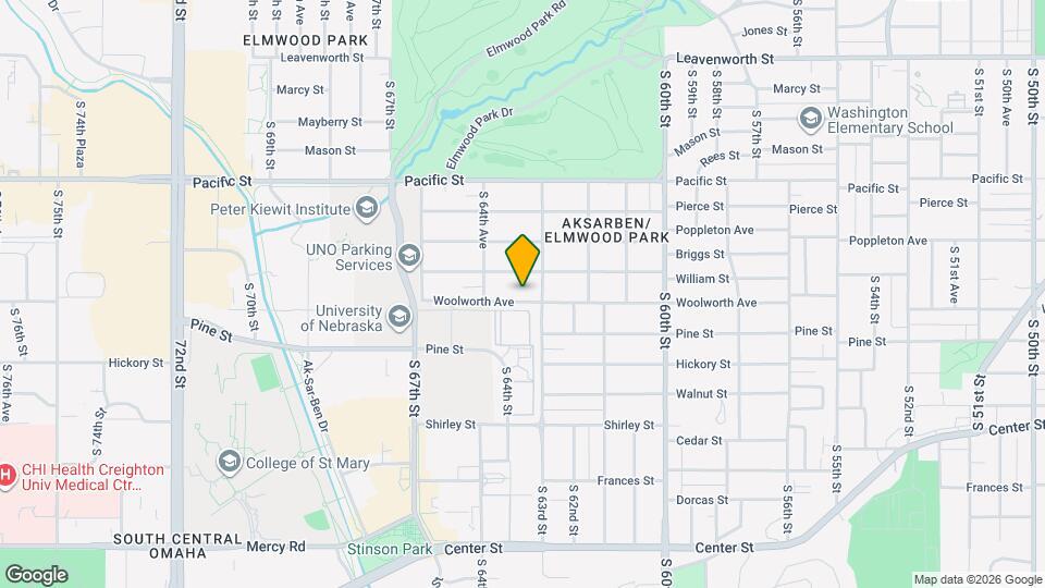 6312 Woolworth Ave Mapa y Detalles de la Ubicación
