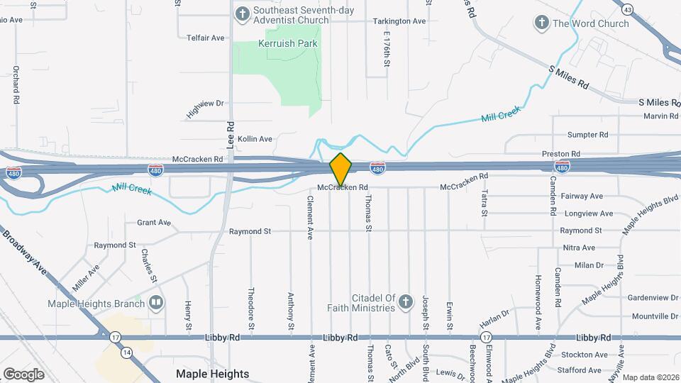 17488 McCracken Rd Mapa y Detalles de la Ubicación