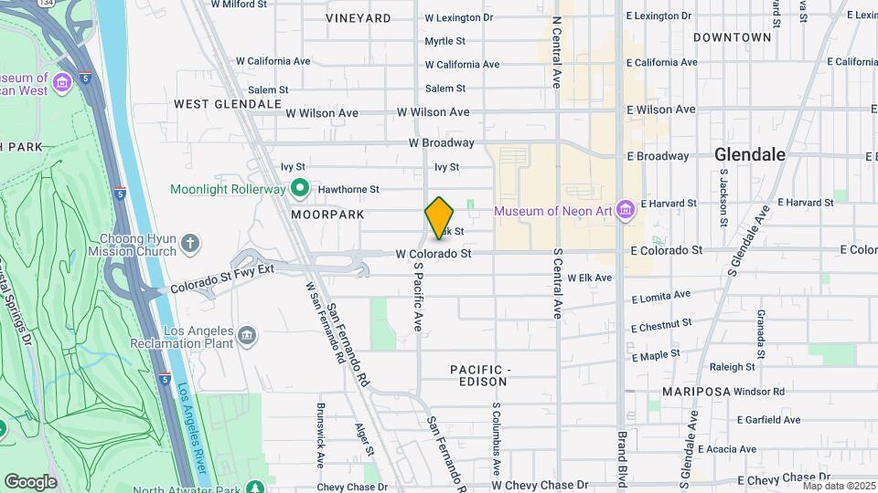 461 W Colorado St Map and Location Details