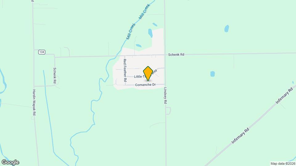 10975 Comanche Dr Map and Location Details