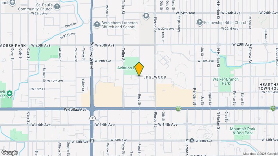 1687 Reed St Map and Location Details