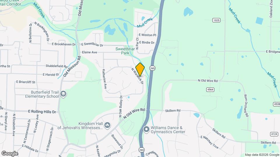 3165 N Barnsbury Terrace Map and Location Details