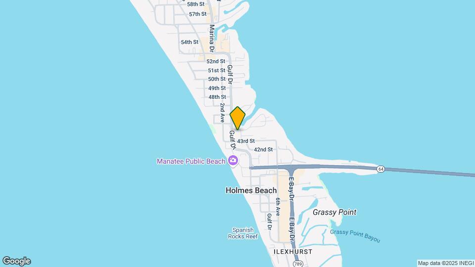 4307 Gulf Dr Map and Location Details