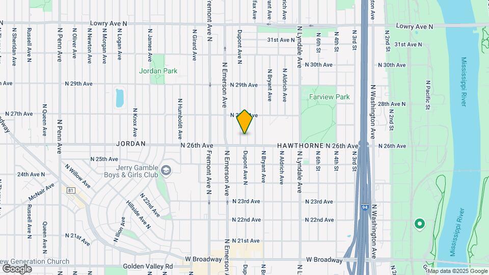 2614 Dupont Ave N Map and Location Details