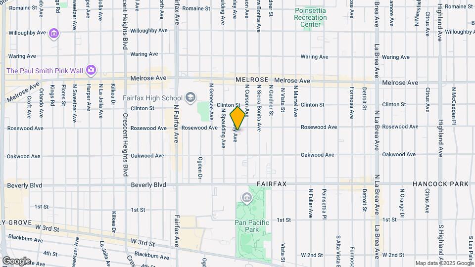 454 1/2 N Stanley Ave Map and Location Details
