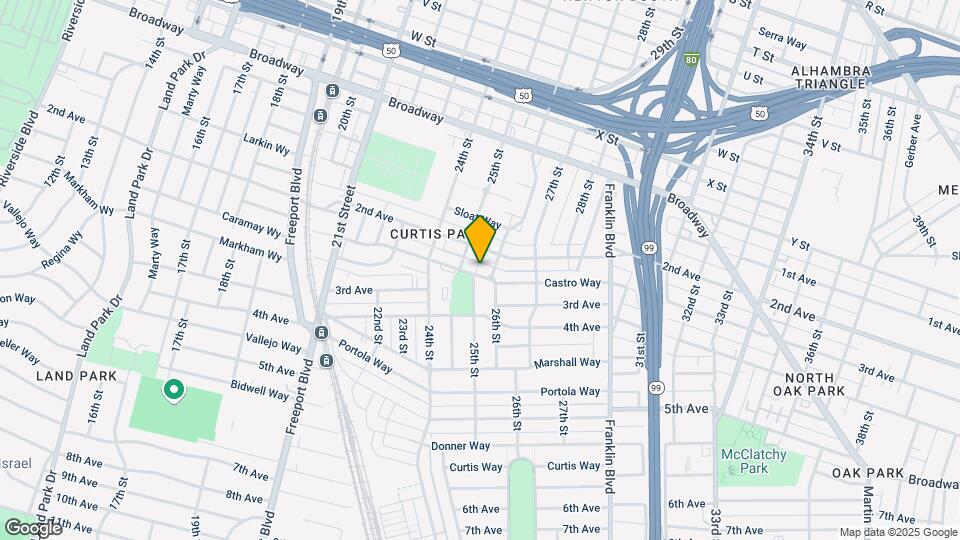 2533 Castro Way Mapa y Detalles de la Ubicación