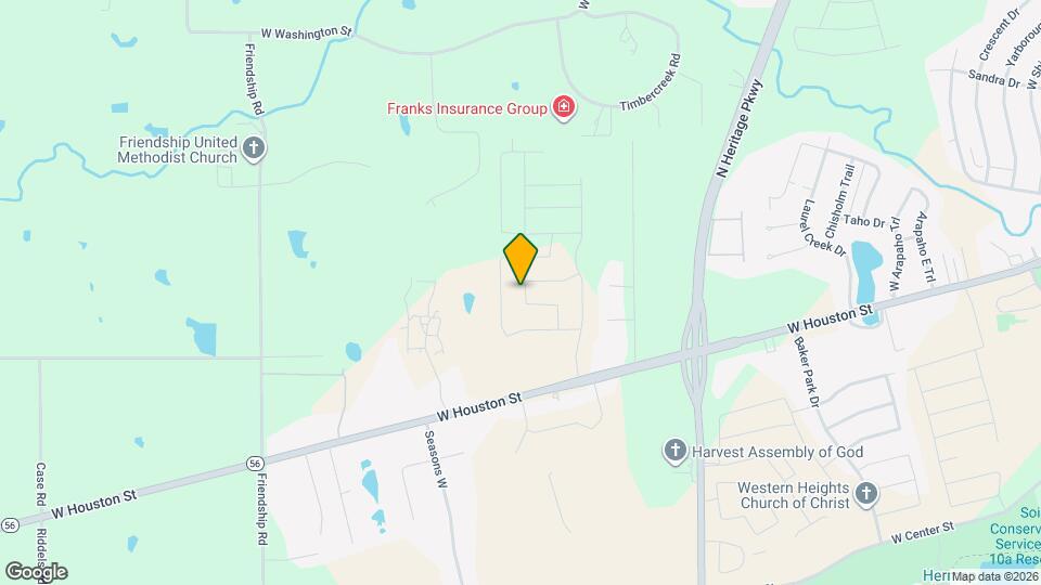 212 Asterwood Ln Map and Location Details