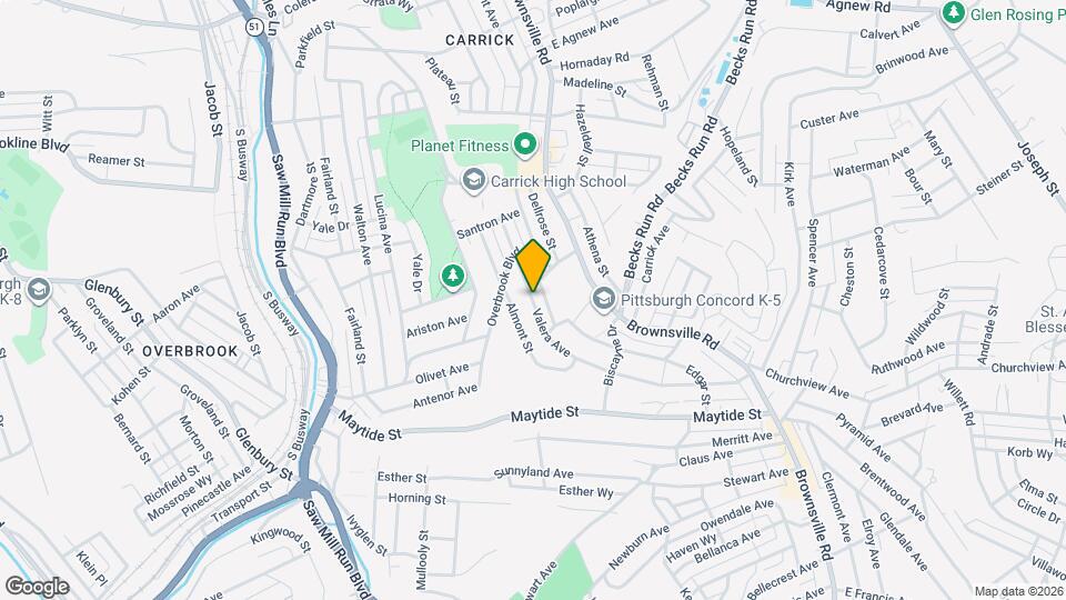 2309 Valera Ave Map and Location Details