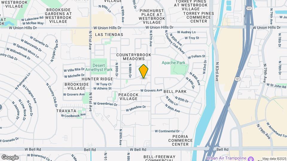 8738 W Athens St Map and Location Details