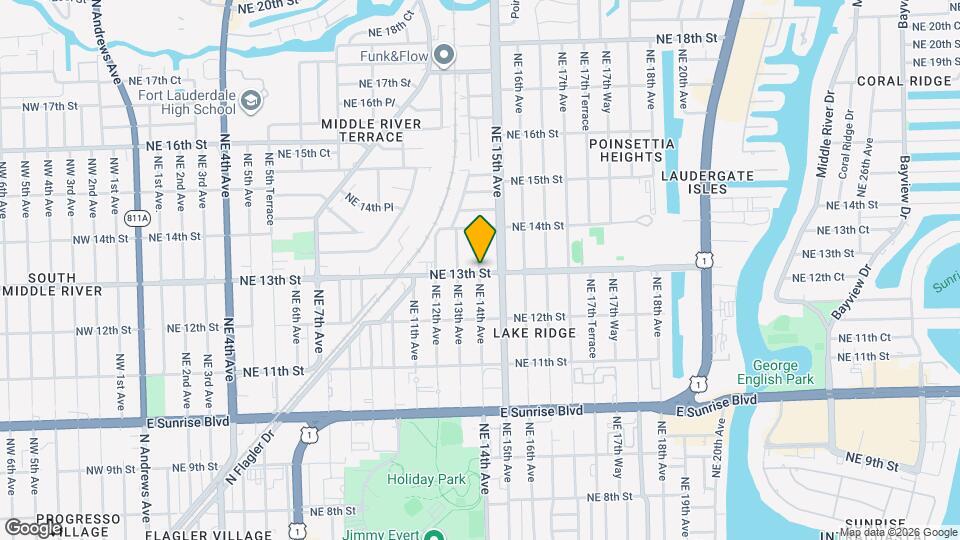 1403 NE 13th St Map and Location Details