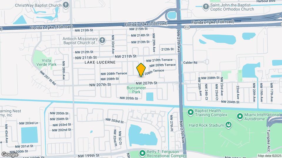 20751 NW 30th Ct Map and Location Details