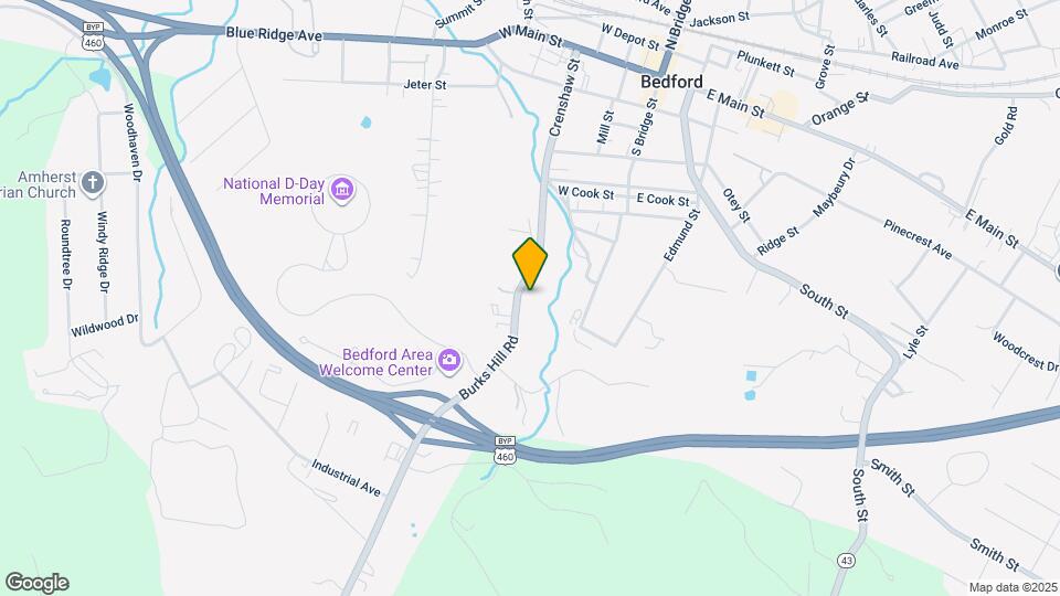723 Burks Hill Rd Map and Location Details