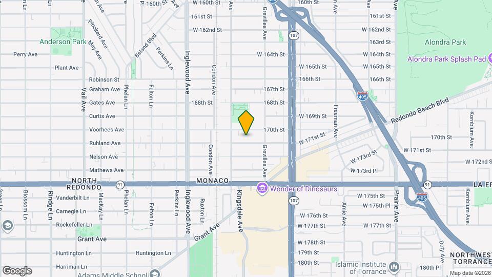 4545 W 171st St Map and Location Details