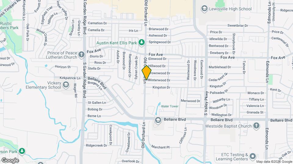 1244 Winterwood Dr Map and Location Details