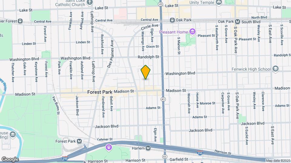 316 Marengo Ave, Unit 1 Map and Location Details