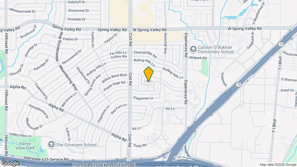 13853 Leinsper Green Drive Map and Location Details