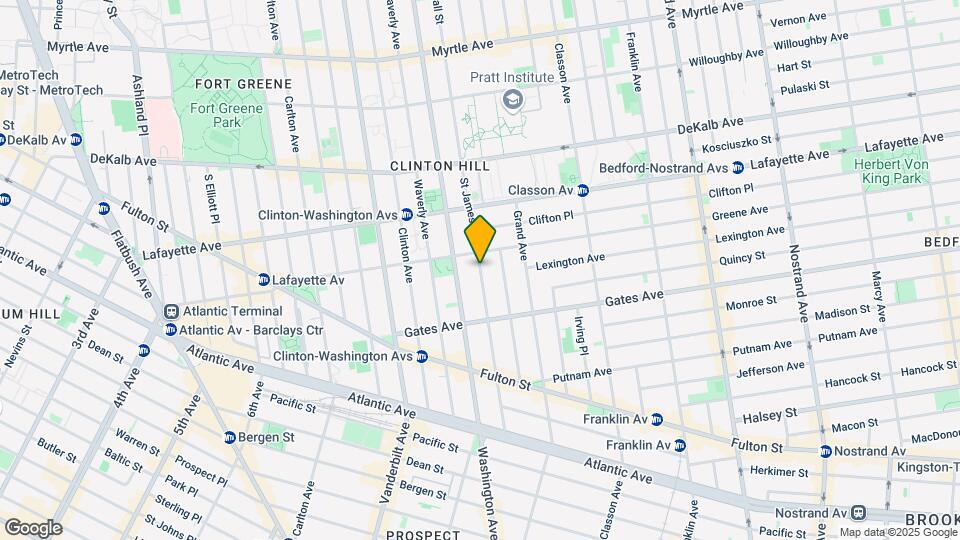 116 St. James Pl Mapa y Detalles de la Ubicación
