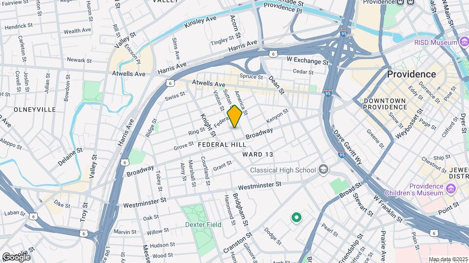 124 Vinton St, 2, Unit 2 Map and Location Details