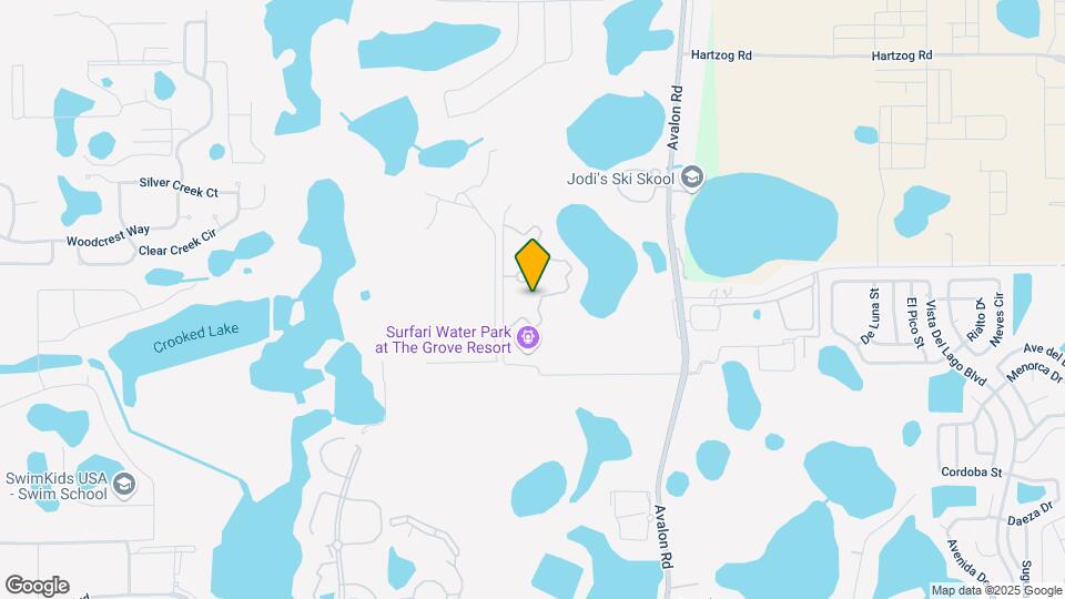 The Grove Resort & Water Park Orlando Map and Location Details