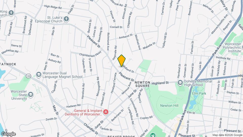 9 Elmwood St, Unit 0 Map and Location Details