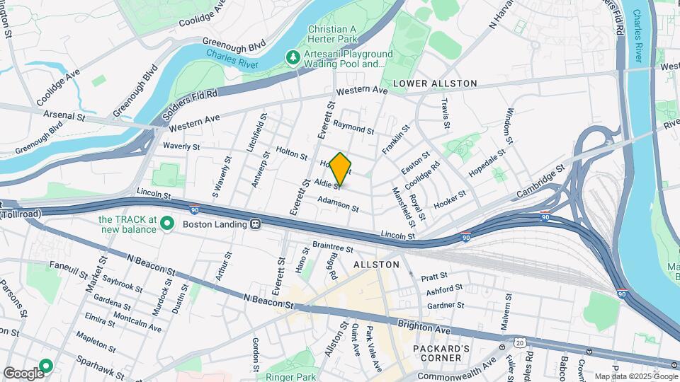 45 Aldie St, Unit 1 Map and Location Details