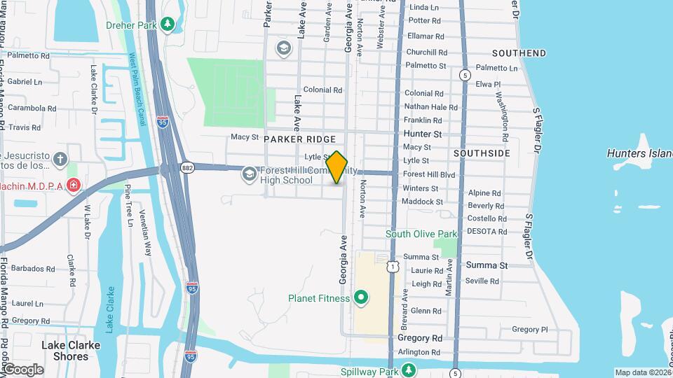 620 Winters St Map and Location Details