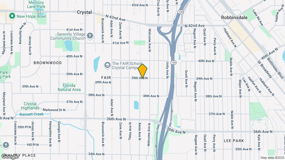 3856 Xenia Ave N Map and Location Details