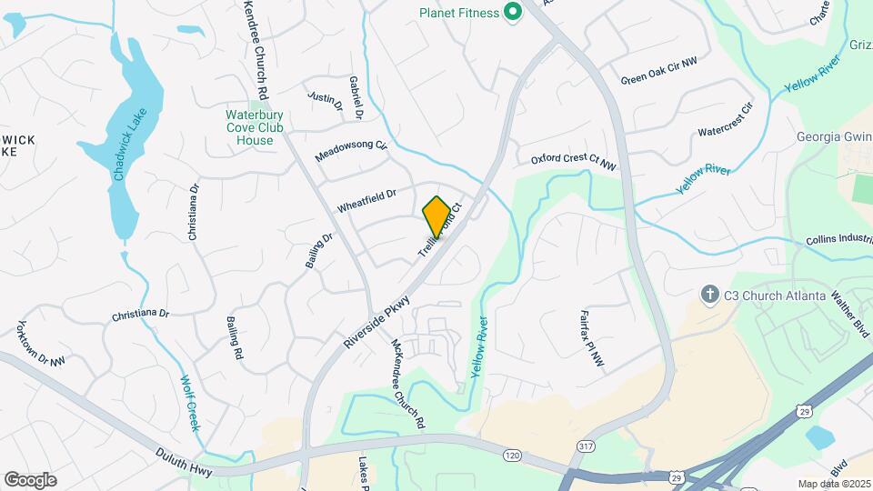 740 Trellis Pond Ct Map and Location Details