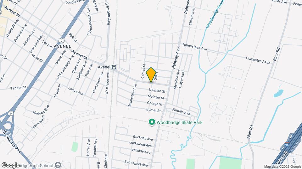 57 Avenel St Map and Location Details