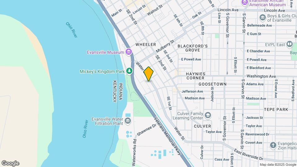 809 SE Riverside Dr Mapa y Detalles de la Ubicación