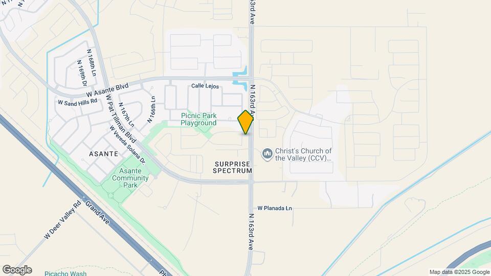 23733 N 163rd Dr Map and Location Details