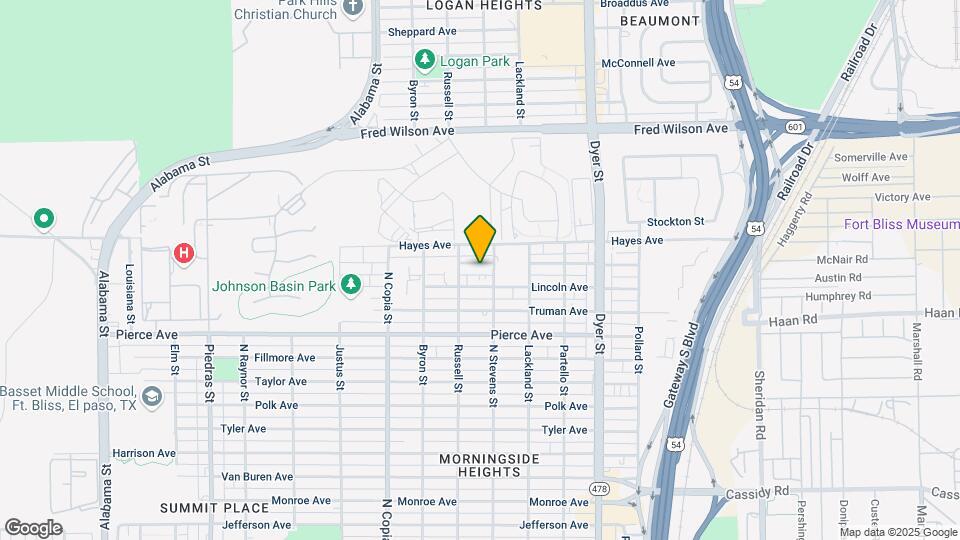 3618 Johnson Ave Map and Location Details