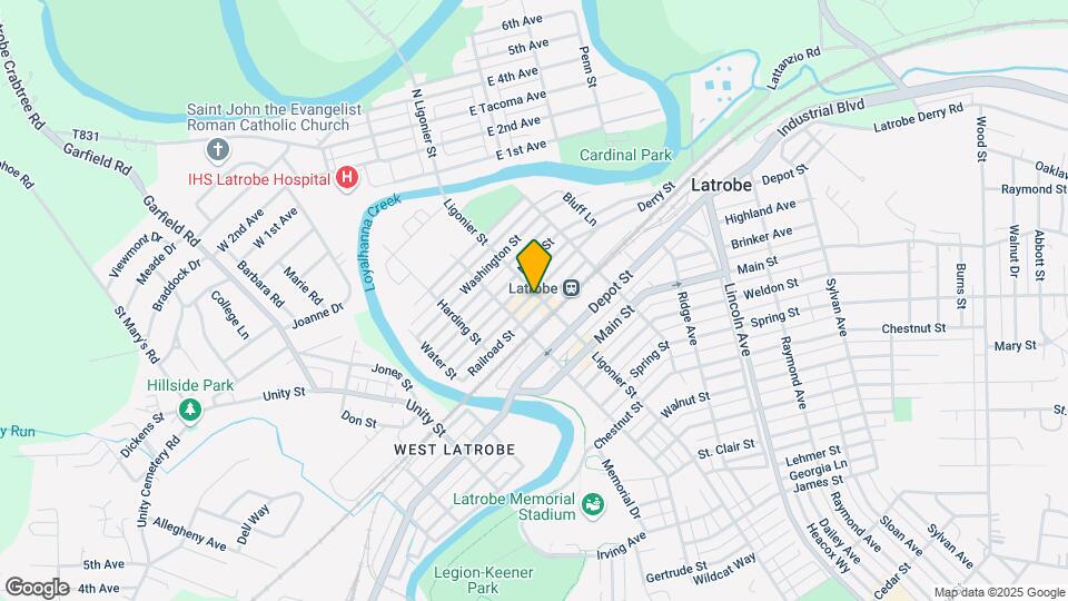601 Ligonier St Map and Location Details