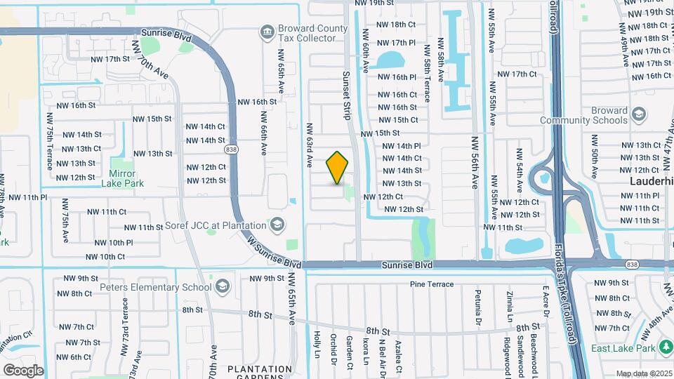 6210 NW 13th St Map and Location Details