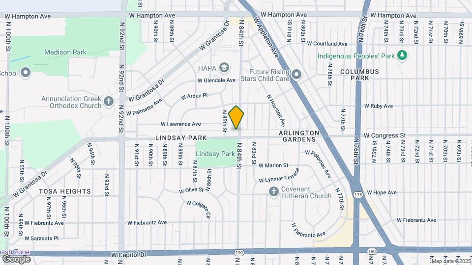 4401 N 84th street Mapa y Detalles de la Ubicación