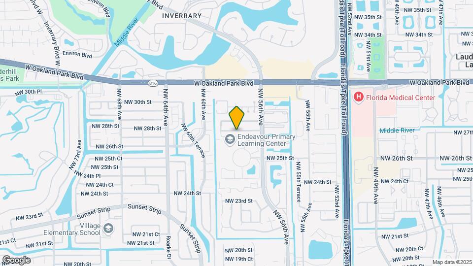 5744 NW 27th Ct Map and Location Details