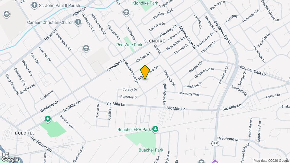 4012 White Plains Ct Map and Location Details