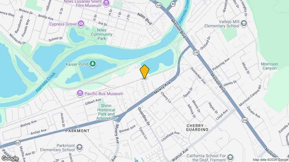 520 Ashland Terrace Map and Location Details